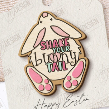 Intra απο ξύλο plywood 3mm-4mm πάχος – Ξύλινη Πασχαλινή Καρφίτσα | Αξεσουάρ | CNC Δίασταση  20x20 cm INTRAFABR-117339064 - Image 1