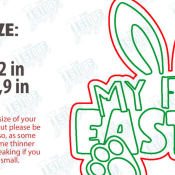 Intra απο ξύλο plywood 3mm-4mm πάχος – Ξύλινη Πασχαλινή Καρφίτσα | Αξεσουάρ | CNC Δίασταση  20x20 cm INTRAFABR-116901566 - Image 2