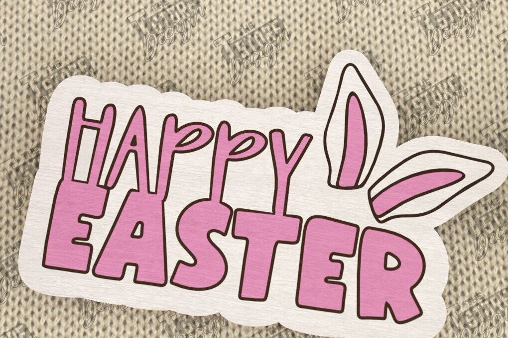 Intra απο ξύλο plywood 3mm-4mm πάχος – Ξύλινη Πασχαλινή Καρφίτσα | Αξεσουάρ | CNC Δίασταση  20x20 cm INTRAFABR-116901538