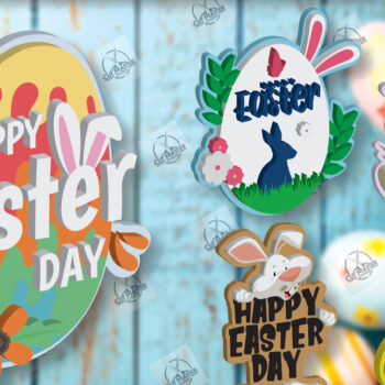 Intra απο ξύλο plywood 3mm-4mm πάχος – Ξύλινη πασχαλινή καρφίτσα κοπής με λέιζερ Δίασταση  20x20 cm INTRAFABR-117969592 - Image 1