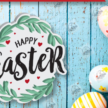 Intra απο ξύλο plywood 3mm-4mm πάχος – Ξύλινη Πασχαλινή Καρφίτσα Δίασταση  20x20 cm INTRAFABR-117969275 - Image 1