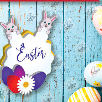 Intra απο ξύλο plywood 3mm-4mm πάχος – Ξύλινη Πασχαλινή Καρφίτσα Δίασταση  20x20 cm INTRAFABR-117969298 - Image 1