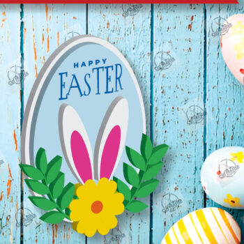 Intra απο ξύλο plywood 3mm-4mm πάχος – Ξύλινη Πασχαλινή Καρφίτσα Δίασταση  20x20 cm INTRAFABR-117969317 - Image 1