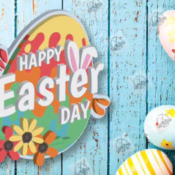 Intra απο ξύλο plywood 3mm-4mm πάχος – Ξύλινη Πασχαλινή Καρφίτσα Δίασταση  20x20 cm INTRAFABR-117969341 - Image 2