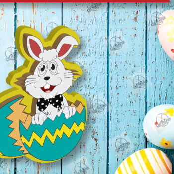 Intra απο ξύλο plywood 3mm-4mm πάχος – Ξύλινη Πασχαλινή Καρφίτσα Δίασταση  20x20 cm INTRAFABR-117969492 - Image 1