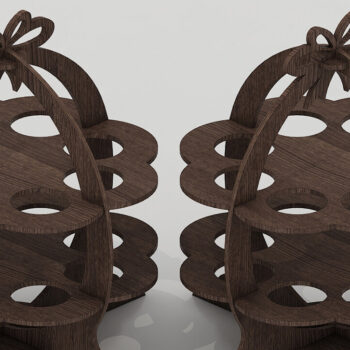 Intra απο ξύλο plywood 3mm-4mm πάχος – Ξύλινο Σταντ Πασχαλινών Αυγών / Κοπή Αυγοθήκης Δίασταση  20x20 cm INTRAFABR-42957839 - Image 2