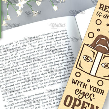 Intra απο ξύλο plywood 3mm-4mm πάχος – Ξύλινος χαραγμένος σελιδοδείκτης Δίασταση  20x20 cm INTRAFABR-98540925 - Image 1