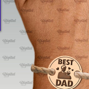 Intra απο ξύλο plywood 3mm-4mm πάχος – Ξύλινο βραχιόλι για τη γιορτή του πατέρα Δίασταση  20x20 cm INTRAFABR-97661574