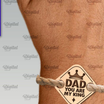 Intra απο ξύλο plywood 3mm-4mm πάχος – Ξύλινα βραχιόλια για τη γιορτή του πατέρα Δίασταση  20x20 cm INTRAFABR-97712744 - Image 8