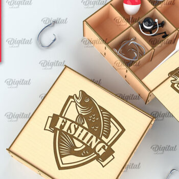 Intra απο ξύλο plywood 3mm-4mm πάχος – Ξύλινα κουτιά ψαρέματος Δέσμη κοπής με λέιζερ Δίασταση  20x20 cm INTRAFABR-99888247 - Image 7