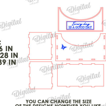 Intra απο ξύλο plywood 3mm-4mm πάχος – Ξύλινο Flower Box Κουτί δώρου Δίασταση  20x20 cm INTRAFABR-114871707 - Image 3