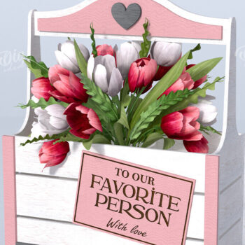 Intra απο ξύλο plywood 3mm-4mm πάχος – Ξύλινα Flower Boxes Πακέτο κοπής με λέιζερ Δίασταση  20x20 cm INTRAFABR-114872790 - Image 3