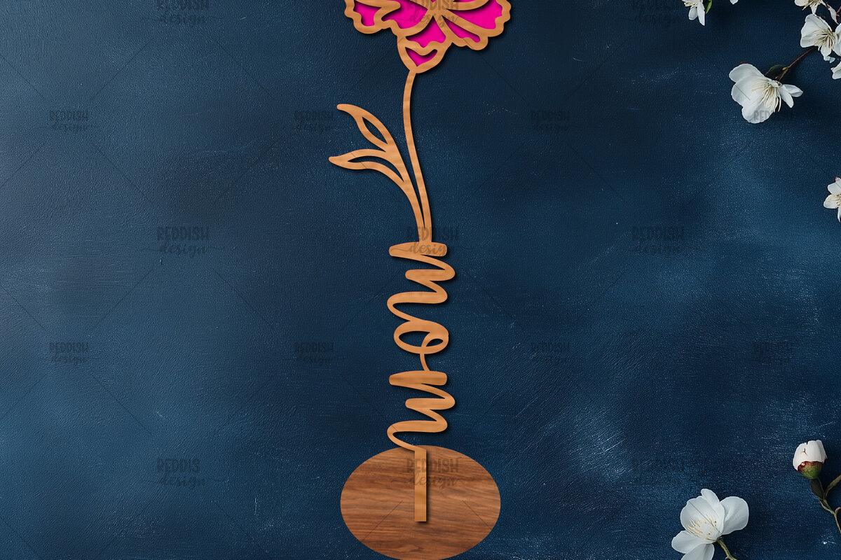 Intra απο ξύλο plywood 3mm-4mm πάχος – Ξύλινη βάση κοπής λουλουδιών με λέιζερ Δίασταση  20x20 cm INTRAFABR-114066961