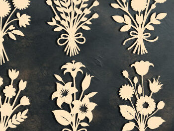 Intra απο ξύλο plywood 3mm-4mm πάχος – Ξύλινο Flower Cut Mega Bundle 1626 Δίασταση  20x20 cm INTRAFABR-122565227 - Image 1