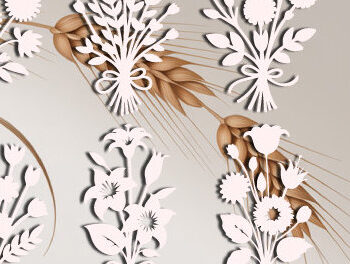 Intra απο ξύλο plywood 3mm-4mm πάχος – Ξύλινο Flower Cut Mega Bundle 1626 Δίασταση  20x20 cm INTRAFABR-122565227 - Image 3