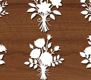 Intra απο ξύλο plywood 3mm-4mm πάχος – Ξύλινο Flower Cut Mega Bundle 1636 Δίασταση  20x20 cm INTRAFABR-122859579