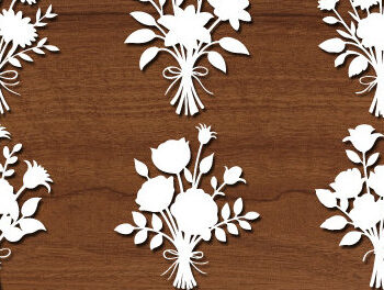 Intra απο ξύλο plywood 3mm-4mm πάχος – Ξύλινο Flower Cut Mega Bundle 1636 Δίασταση  20x20 cm INTRAFABR-122859579 - Image 1