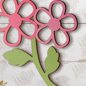 Intra απο ξύλο plywood 3mm-4mm πάχος – Ξύλινα λουλούδια | Αιώνια Λουλούδια Δίασταση  20x20 cm INTRAFABR-113845781 - Image 3