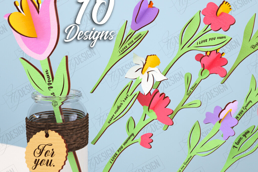 Intra απο ξύλο plywood 3mm-4mm πάχος – Ξύλινα λουλούδια | Αιώνια Λουλούδια Δίασταση  20x20 cm INTRAFABR-119252279