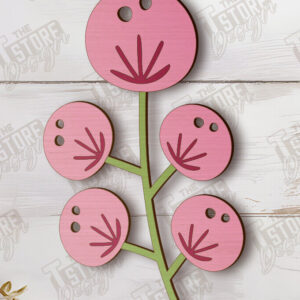 Intra απο ξύλο plywood 3mm-4mm πάχος – Ξύλινα Λουλούδια |Αιώνια Λουλούδια| Μπουκέτο Δίασταση  20x20 cm INTRAFABR-113845319