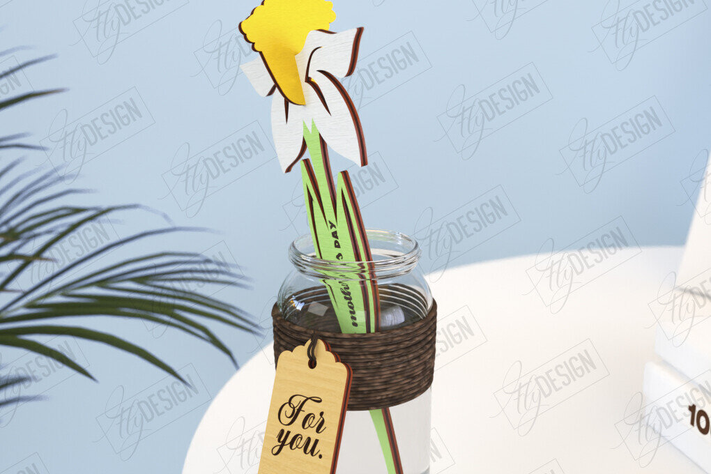 Intra απο ξύλο plywood 3mm-4mm πάχος – Ξύλινα Λουλούδια | Αιώνια Λουλούδια | CNC Δίασταση  20x20 cm INTRAFABR-119252224