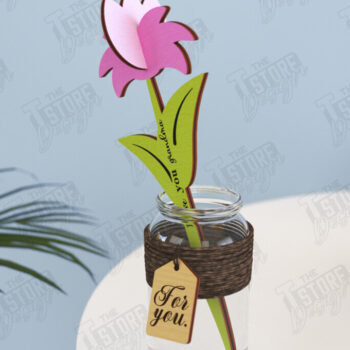 Intra απο ξύλο plywood 3mm-4mm πάχος – Ξύλινα Λουλούδια | Αιώνια Λουλούδια | Δώρο Δίασταση  20x20 cm INTRAFABR-119541185 - Image 1