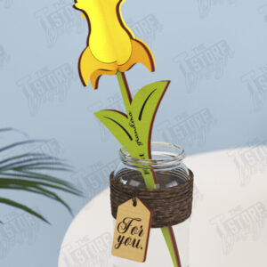 Intra απο ξύλο plywood 3mm-4mm πάχος – Ξύλινα Λουλούδια | Αιώνια Λουλούδια | Δώρο Δίασταση  20x20 cm INTRAFABR-119541192