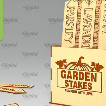 Intra απο ξύλο plywood 3mm-4mm πάχος – Κοπή λέιζερ ξύλινων πασσάλων κήπου Δίασταση  20x20 cm INTRAFABR-98980472 - Image 1