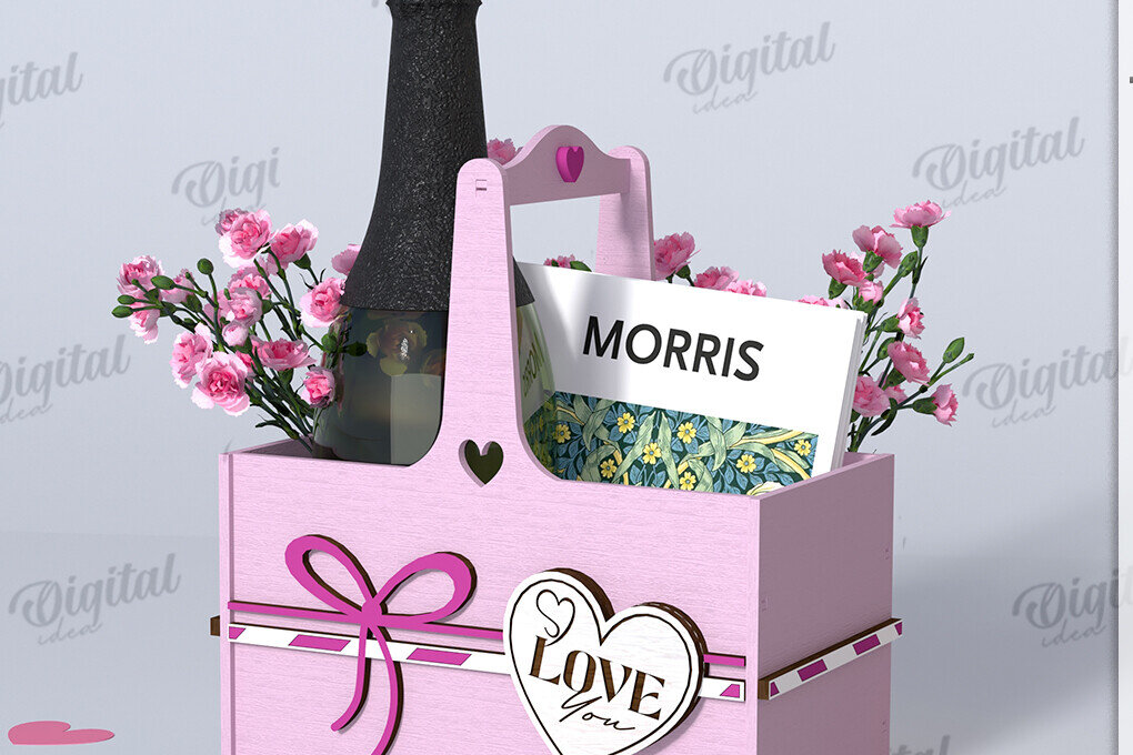 Intra απο ξύλο plywood 3mm-4mm πάχος – Ξύλινη συσκευασία δώρου Boho Δίασταση  20x20 cm INTRAFABR-123423354