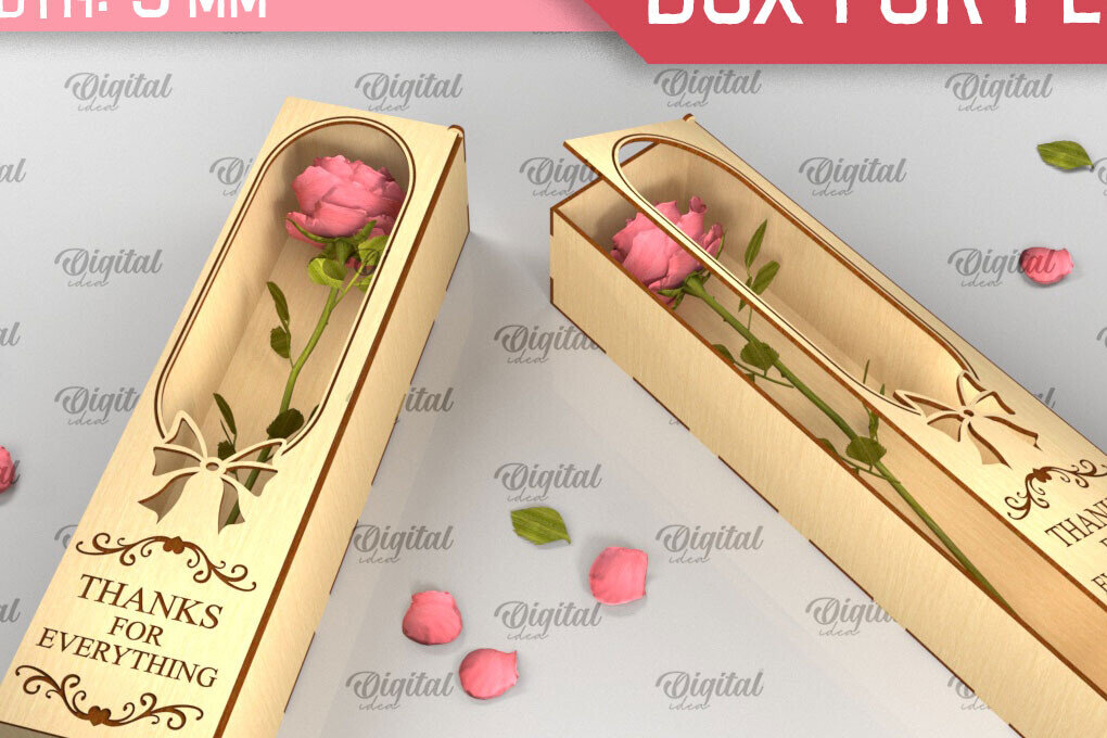 Intra απο ξύλο plywood 3mm-4mm πάχος – Ξύλινο κουτί δώρου για λουλούδια Cut Laser Δίασταση  20x20 cm INTRAFABR-94586261