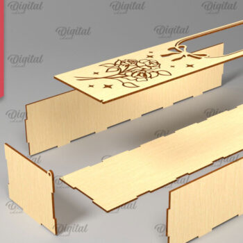 Intra απο ξύλο plywood 3mm-4mm πάχος – Ξύλινο κουτί δώρου για λουλούδια Cut Laser Δίασταση  20x20 cm INTRAFABR-94586367 - Image 2