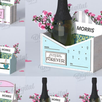 Intra απο ξύλο plywood 3mm-4mm πάχος – Ξύλινα κουτιά δώρου Πακέτο κοπής με λέιζερ Δίασταση  20x20 cm INTRAFABR-123563292 - Image 1