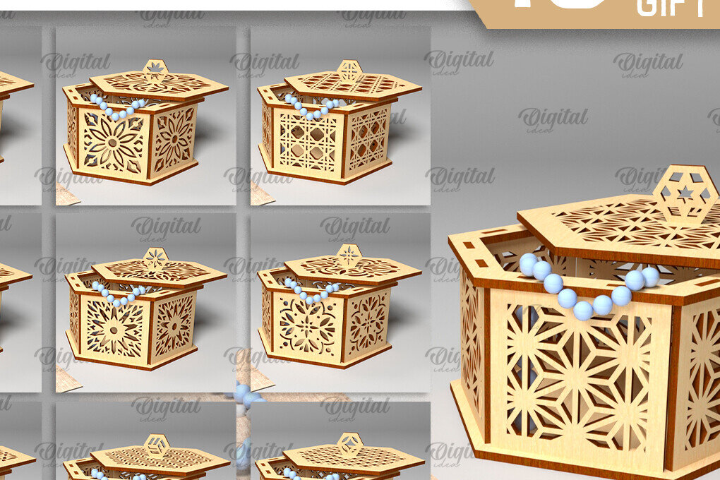 Intra απο ξύλο plywood 3mm-4mm πάχος – Ξύλινα κουτιά δώρου Δέσμη κοπής με λέιζερ Δίασταση  20x20 cm INTRAFABR-97019495