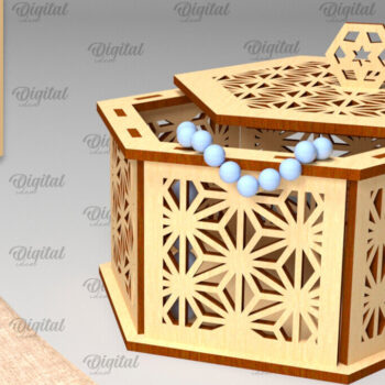 Intra απο ξύλο plywood 3mm-4mm πάχος – Ξύλινα κουτιά δώρου Δέσμη κοπής με λέιζερ Δίασταση  20x20 cm INTRAFABR-97019495 - Image 2