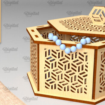 Intra απο ξύλο plywood 3mm-4mm πάχος – Ξύλινα κουτιά δώρου Δέσμη κοπής με λέιζερ Δίασταση  20x20 cm INTRAFABR-97019495 - Image 4