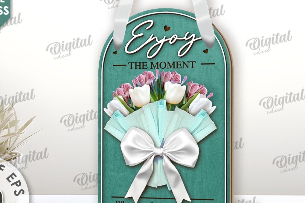 Intra απο ξύλο plywood 3mm-4mm πάχος – Ξύλινη θήκη λουλουδιών δώρου Cut Laser Δίασταση  20x20 cm INTRAFABR-116704253