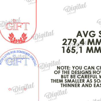 Intra απο ξύλο plywood 3mm-4mm πάχος – Ξύλινη θήκη λουλουδιών δώρου Cut Laser Δίασταση  20x20 cm INTRAFABR-116703481 - Image 2