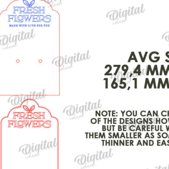 Intra απο ξύλο plywood 3mm-4mm πάχος – Ξύλινη θήκη λουλουδιών δώρου Cut Laser Δίασταση  20x20 cm INTRAFABR-116703752 - Image 2