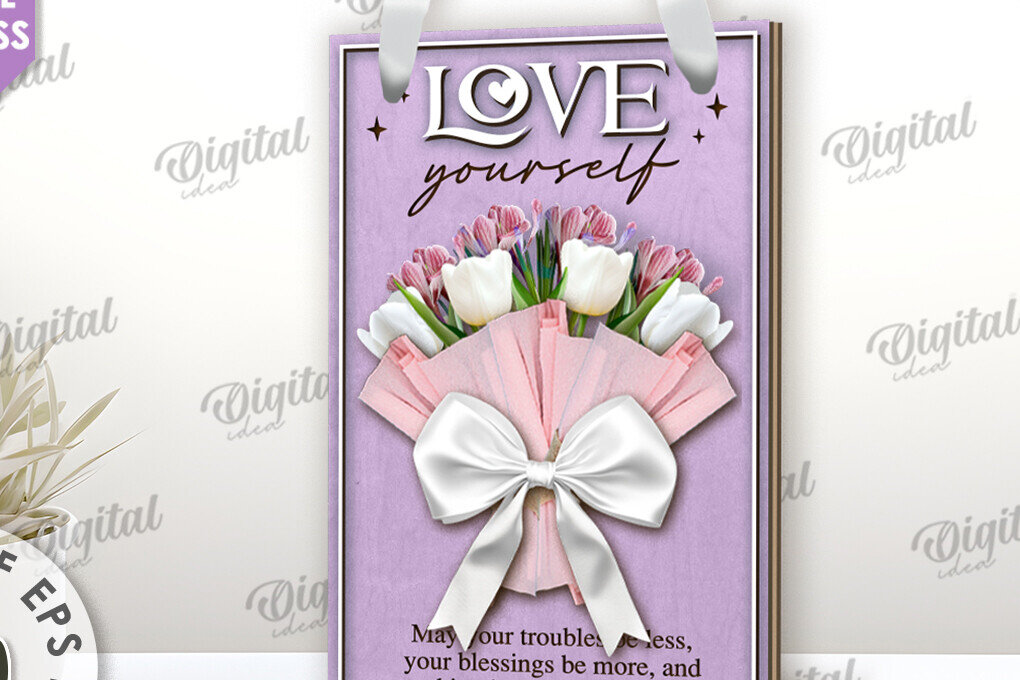 Intra απο ξύλο plywood 3mm-4mm πάχος – Ξύλινη θήκη λουλουδιών δώρου Cut Laser Δίασταση  20x20 cm INTRAFABR-116703821