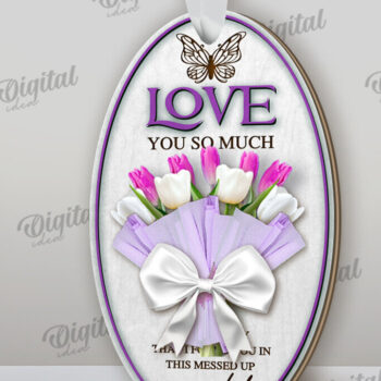 Intra απο ξύλο plywood 3mm-4mm πάχος – Ξύλινη θήκη λουλουδιών δώρου Cut Laser Δίασταση  20x20 cm INTRAFABR-116703970 - Image 1