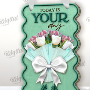 Intra απο ξύλο plywood 3mm-4mm πάχος – Ξύλινη θήκη λουλουδιών δώρου Cut Laser Δίασταση  20x20 cm INTRAFABR-116704143