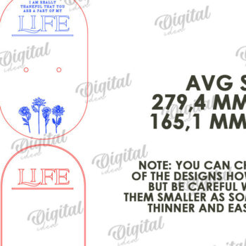 Intra απο ξύλο plywood 3mm-4mm πάχος – Ξύλινη θήκη λουλουδιών δώρου Cut Laser Δίασταση  20x20 cm INTRAFABR-116704183 - Image 2
