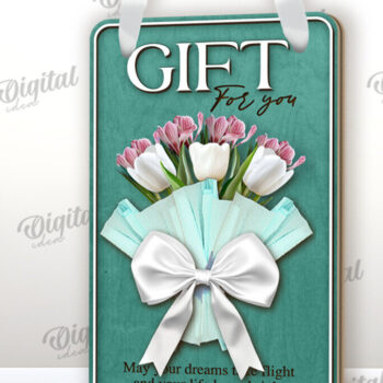 Intra απο ξύλο plywood 3mm-4mm πάχος – Ξύλινη θήκη λουλουδιών δώρου Cut Laser Δίασταση  20x20 cm INTRAFABR-116703386 - Image 1