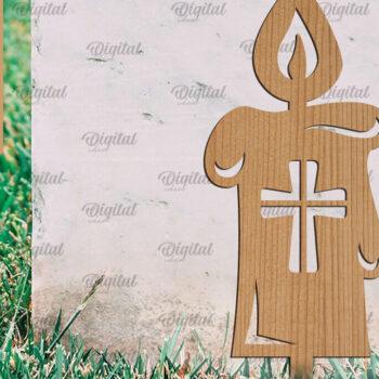 Intra απο ξύλο plywood 3mm-4mm πάχος – Ξύλινο κερί τάφου Δίασταση  20x20 cm INTRAFABR-94686349 - Image 1