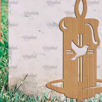 Intra απο ξύλο plywood 3mm-4mm πάχος – Ξύλινα κεριά τάφου Δέσμη κοπής με λέιζερ Δίασταση  20x20 cm INTRAFABR-94750341 - Image 6