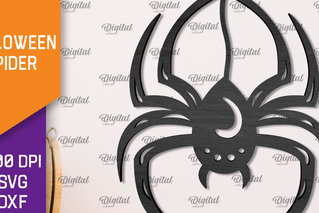 Intra απο ξύλο plywood 3mm-4mm πάχος – Ξύλινο Halloween Spider Δίασταση  20x20 cm INTRAFABR-106527243