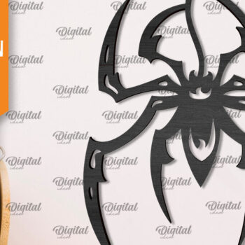 Intra απο ξύλο plywood 3mm-4mm πάχος – Ξύλινη δέσμη Halloween Spiders LaserCut Δίασταση  20x20 cm INTRAFABR-106534834 - Image 7