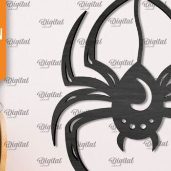 Intra απο ξύλο plywood 3mm-4mm πάχος – Ξύλινη δέσμη Halloween Spiders LaserCut Δίασταση  20x20 cm INTRAFABR-106534834 - Image 8