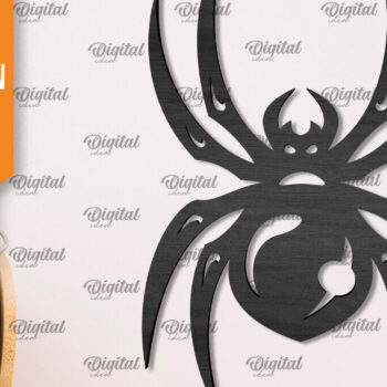 Intra απο ξύλο plywood 3mm-4mm πάχος – Ξύλινη δέσμη Halloween Spiders LaserCut Δίασταση  20x20 cm INTRAFABR-106534834 - Image 10