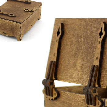 Intra απο ξύλο plywood 3mm-4mm πάχος – Ξύλινος μεντεσέ. Αρχείο κοπής με λέιζερ. 2 Μοντέλα Δίασταση  20x20 cm INTRAFABR-93696961 - Image 7